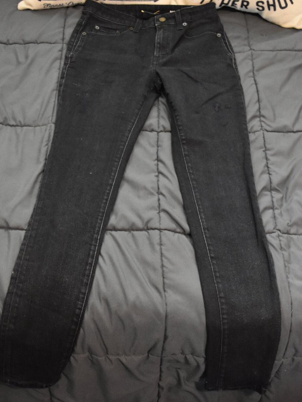 Authentic Saint Laurent Skinny Fit Black Jeans - 1200.00 Retail! Like New!
